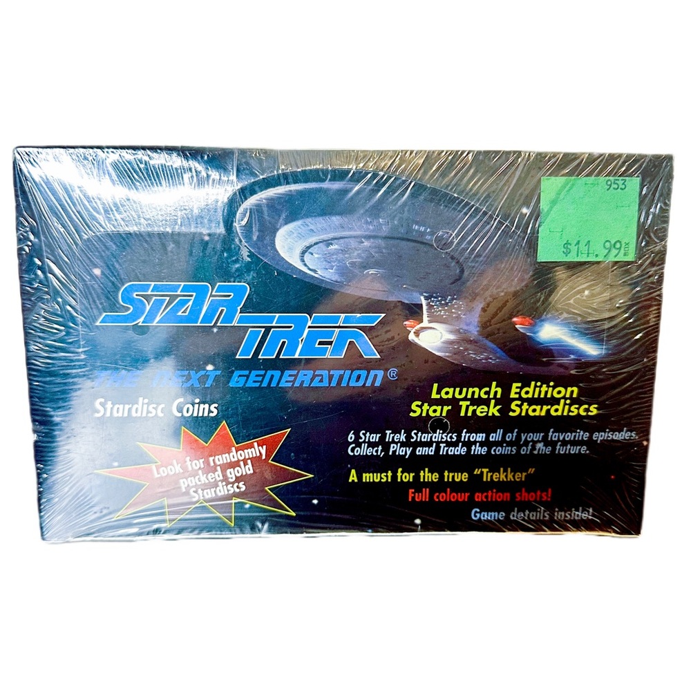 Star Trek Next Generation Launch Edition Stardisc Coins 1994 NEW FACTORY SEALED!